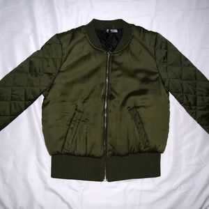 Green Bomber Jacket